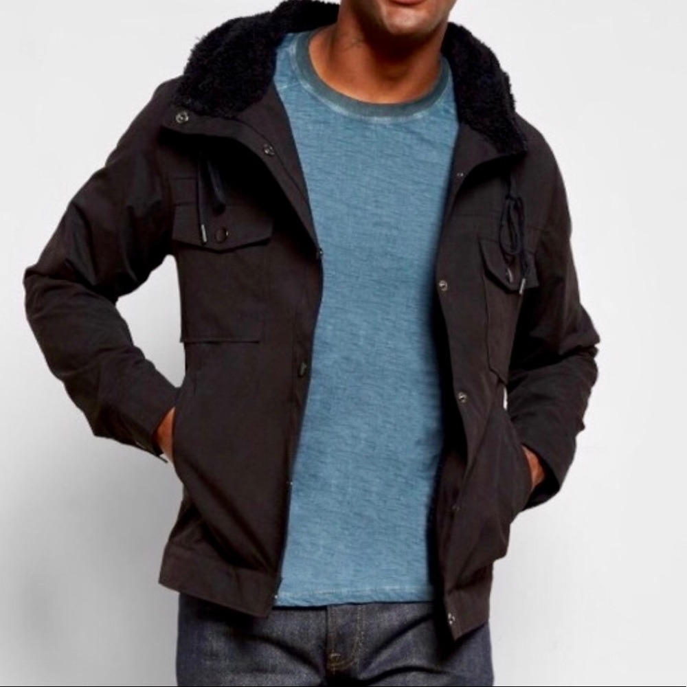 NWT SHERPA LINED SAFARI JACKET